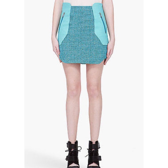 rag & bone Dresses & Skirts - Rag and Bone Tweed and faux leather skirt. Sz 6